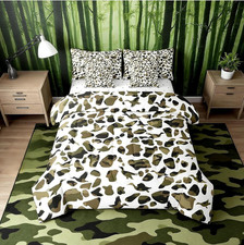 7-Piece King Duck Hunter Camo Bedding Set - Rustic Wild Decor