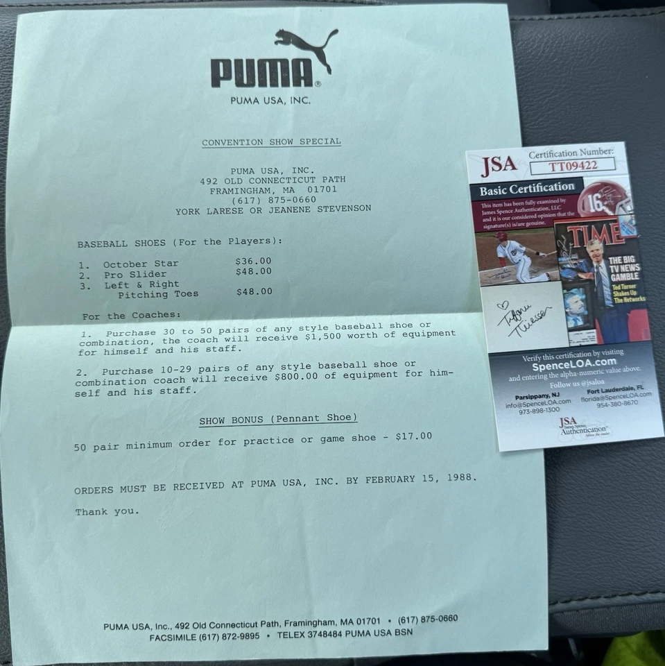 Lefty Gomez New York Yankees JSA Coa Signed Piece Of Paper Page Autograph - Image 3 of 3