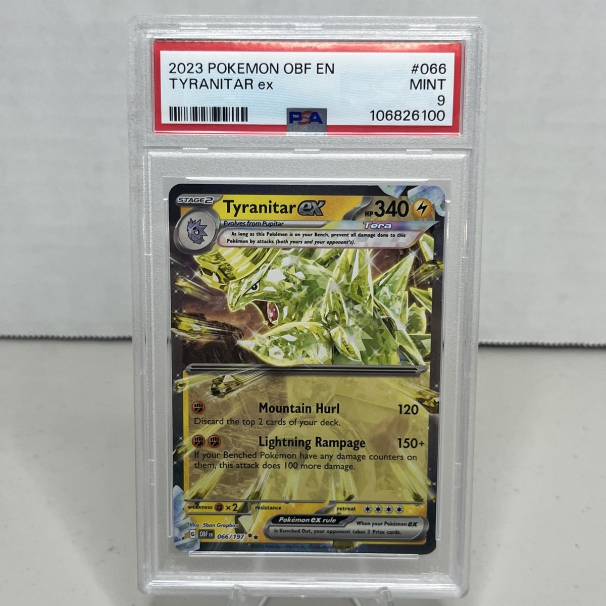 Tyranitar ex 066/197 SV03: Obsidian Flames Holo for sale online | eBay