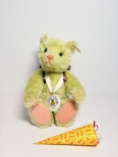 1998 Mohair Steiff Club School Starter Teddy Bear w/Tags  Backpack
