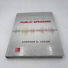 The Art of Public Speaking 13th Edition Steph...