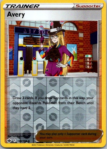 Avery 130/198 Chilling Reign Reverse Holo