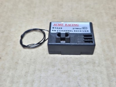 ACME B1029 AM 27MHz 2 Kanal RC Radio Empfänger Nitro Vintage Rush Evo Trophy