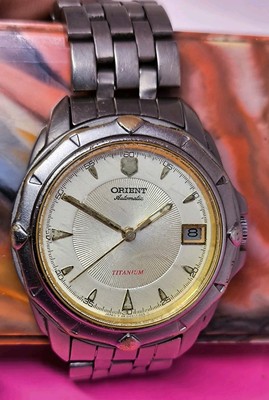 Watch Orient Original Titanium 21 Jewels Men's Japan Mechanical Automatic