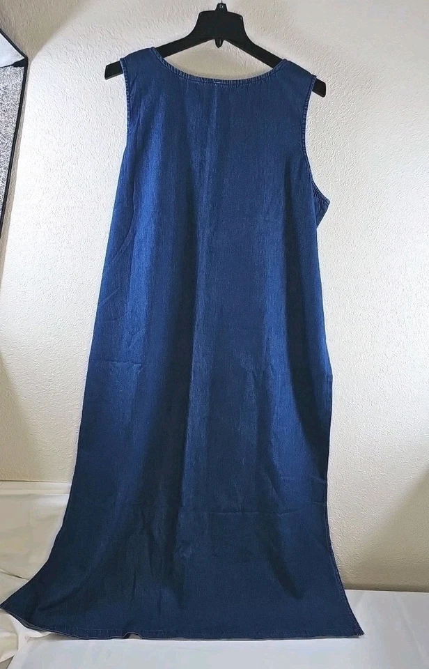 Nuevo con etiquetas Vestido Maxi Jersey Jane Ashley Talla 2X Libélulas Pradera Cottagecore Twee Foto 2 de 4