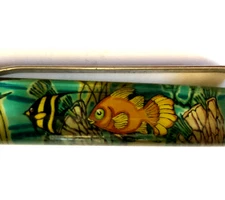 Tropical Fish Floaty Pen Moving Goldfish Ocean Aquarium Angel Seahorse Vintage