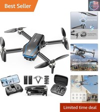 Drone with Camera 4K for Kids Adults, Brushless Motor Mini Foldable RC Drones...