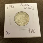 1918 Buffalo Nickel XF.  $20