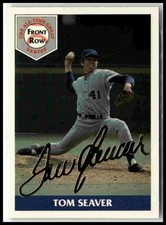 1992 Front Row All-Time Greats Tom Seaver #1 Tom Seaver 24kt Gold Signature