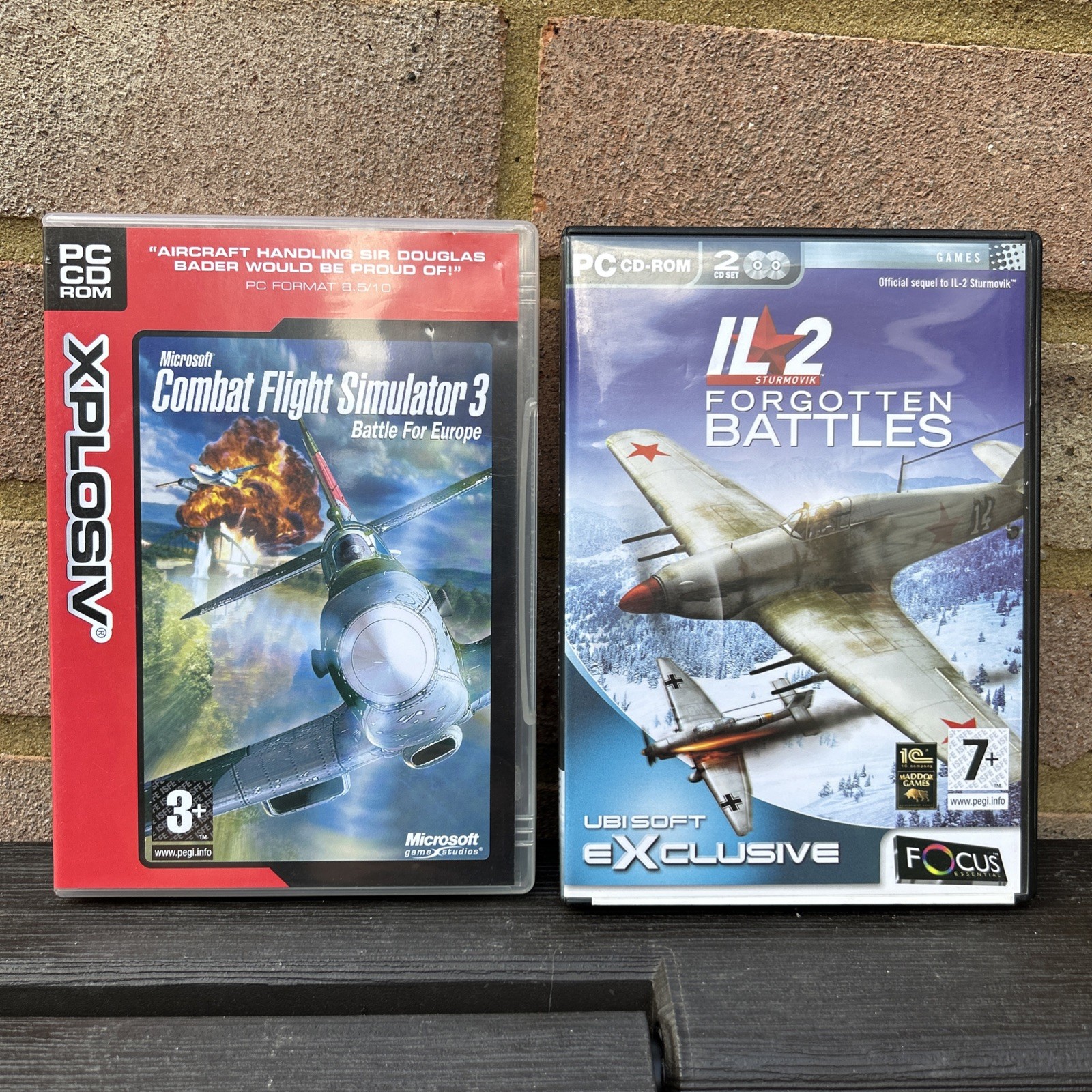 Combat Flight Simulator 3: Battle for Europe & IL2 Sturmovik (PC CD-ROM)