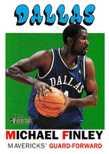 2000-01 Topps Heritage #5 Michael Finley Dallas Mavericks