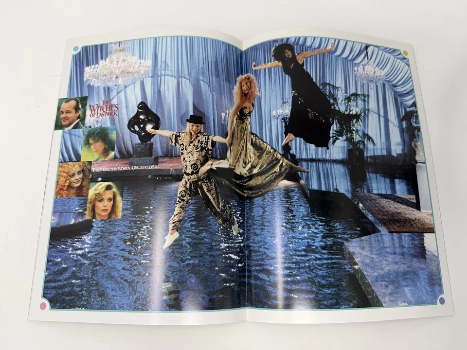 The Witches of Eastwick (1987) Vintage Japanese Movie Program Nicholson, Cher - Image 3 of 4