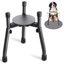 Adjustable Elevated Dog Bowl Stand for Medium  Large Dogs Metal Raised Pet F...
