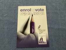 C148. ENROLTOVOTE SET OF 1 MAXI CARD