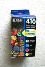 Genuine "Epson 410 Premium 4 Color Multipack Printer Ink" New / 2015 Expire
