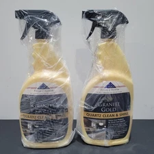 (2) Granite Gold 24 Oz. Clean & Shine, Quartz Countertop Cleaner & Polish Spray