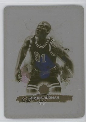 2023-24 Motif Gallery Certification Printing Plate Yellow 1/1 Dennis Rodman 1e8j