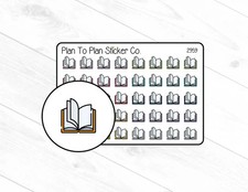 2959 Open Book Planner Stickers.