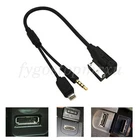 For Mercedes Benz MMI Music Interface AUX Cable USB Cord Charging iPod iPhone