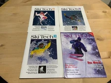 Ski Tech Magazines - Lot of 4, Ski Industry Trade Magazine, Vintage
