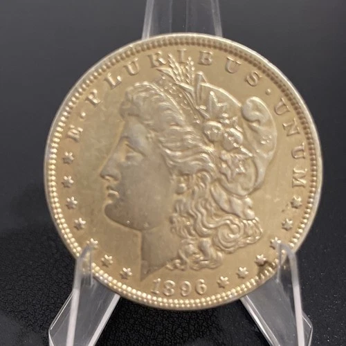 1896 Silver Morgan Dollar 1 Oz .999 Fine Silver Coin Unique Color a Historic Gem