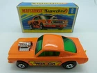 Matchbox Lesney Superfast 8 Ford Mustang Wild Cat Dragster in original box
