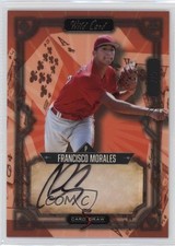 2023 5 Card Draw Holographic Crystal Foil Orange 2/5 Francisco Morales Auto 11nt
