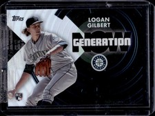 2022 Topps Update Logan Gilbert Generation Now RC Rookie #GN-82 Mariners