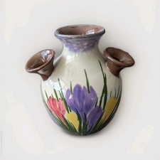 Torquay Devon ware Longpark Pottery . tulip crocus pattern c 1940's.