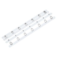 2 Pair Corset Busk 13" Metal Steel Boning Support with 7 Buttons 0.5 Width