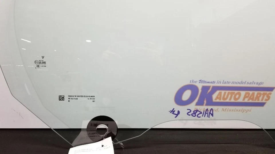 19 PORSCHE 718 BOXSTER DOOR WINDOW GLASS FRONT RIGHT PASSENGER1377478 Foto 4 de 4