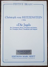 Brass Quintet Sheet Music Christoph von Reizenstein: Hunting Listenable