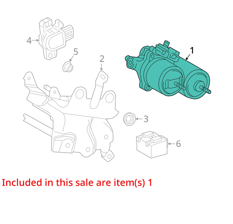 Atuador e bomba de peça de freio antibloqueio VIN J compatível com 12-14 16-18 RAV4 651462 - Imagem 3 de 4