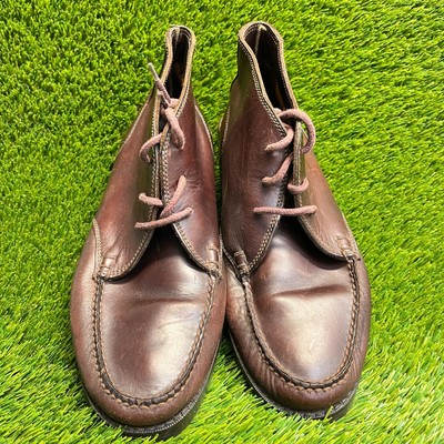 Polo Ralph Lauren Mens Size 11 Brown Classic Outdoor Leather Ankle Chukka Boots Polo Ralph Lauren Talan Chukka Boots Men main image 4