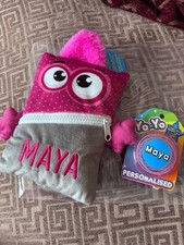 Personalised Maya Worry Monster & Yo-Yo Set Birthday Christmas Gift