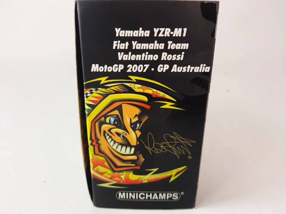 Minichamps Yamaha YZR-M1  Valentino Rossi Australia 2007 ABARTH 1/12 122073196 - Immagine 3 di 4