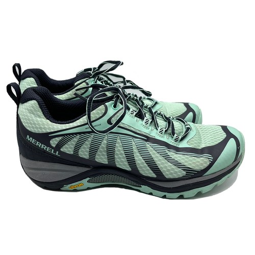 Merrell Siren Edge 3 Waterproof Hiking Shoe Sneaker Vibram Mint Green Women 9 5 Ebay