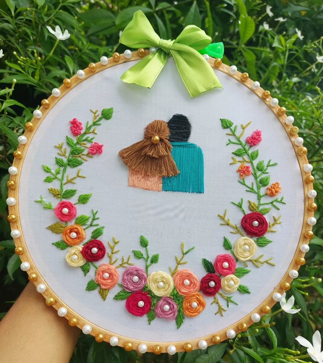 Handmade embroidery hoops