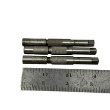 Lot of 3 Ritmar &ndash; Square Drive Tap Extensions/Drivers &ndash; 3.25" OAL &ndash; Knurled