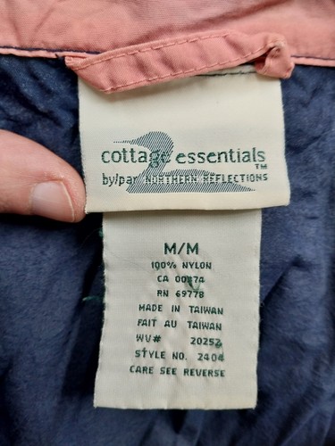 Northern Reflections Cottage Essentials Windbreaker Jacket Womens Sz Medium Zip - Picture 4 of 7