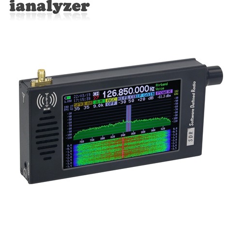 Software Defined Radio SDR Radio Receiver CW/AM/SSB/FM/WFM w/ 4.3" IPS LCD - Afbeelding 4 van 8