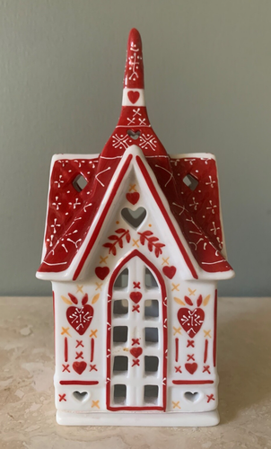 VILLEROY & BOCH Scandinavia DECOLIGHTS Church Tealight Votive Candle Holder 2004 - Picture 3 of 14