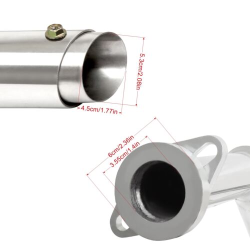 Exhaust Pipes Slash System For Suzuki Boulevard M50 C50 C/T VL800 Volusia 800 - Picture 2 of 8