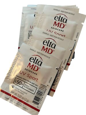 Elta MD Eltamd UV Sport Broad Spectrum SPF 50 20 Samples New exp: 1/2026