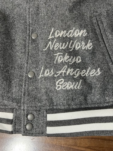 Palace x Gap Kids Varsity Jacket Size XL (12) Smooth Woven Polyester Limited Ed. - Picture 6 of 13