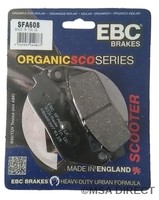 EBC Organic SFA608 BremsbeläGe Satz FüR Kymco Xciting 500 Hinterrad 2005-2015