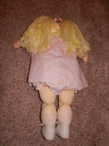 1984 VINTAGE SOFT SCULPTURE CABBAGE PATCH LITTLE PEOPLE GIRL DOLL WITH PAPERS - Picture 7 of 17