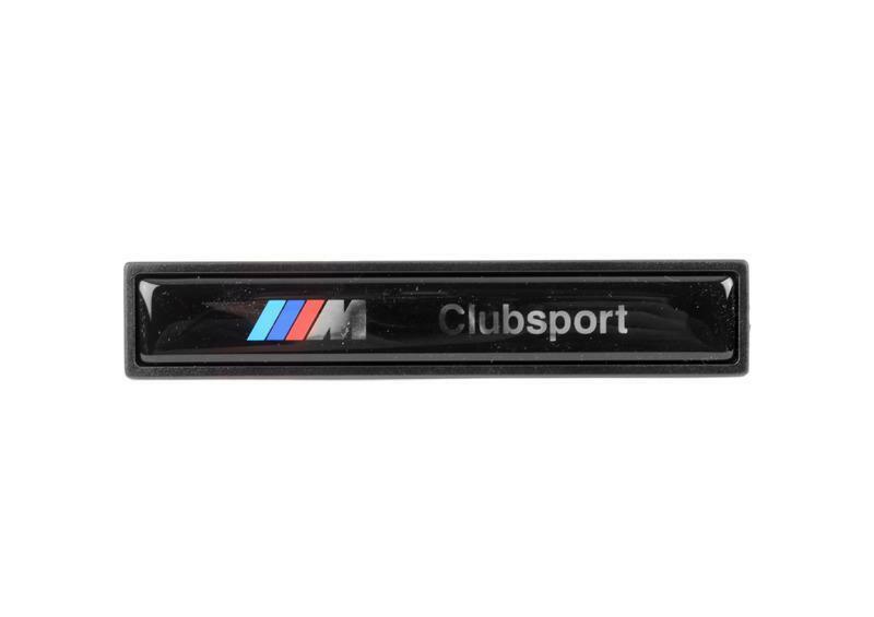 BMW E36 Coupe M Clubsport Door Moulding Emblem Badge Genuine  