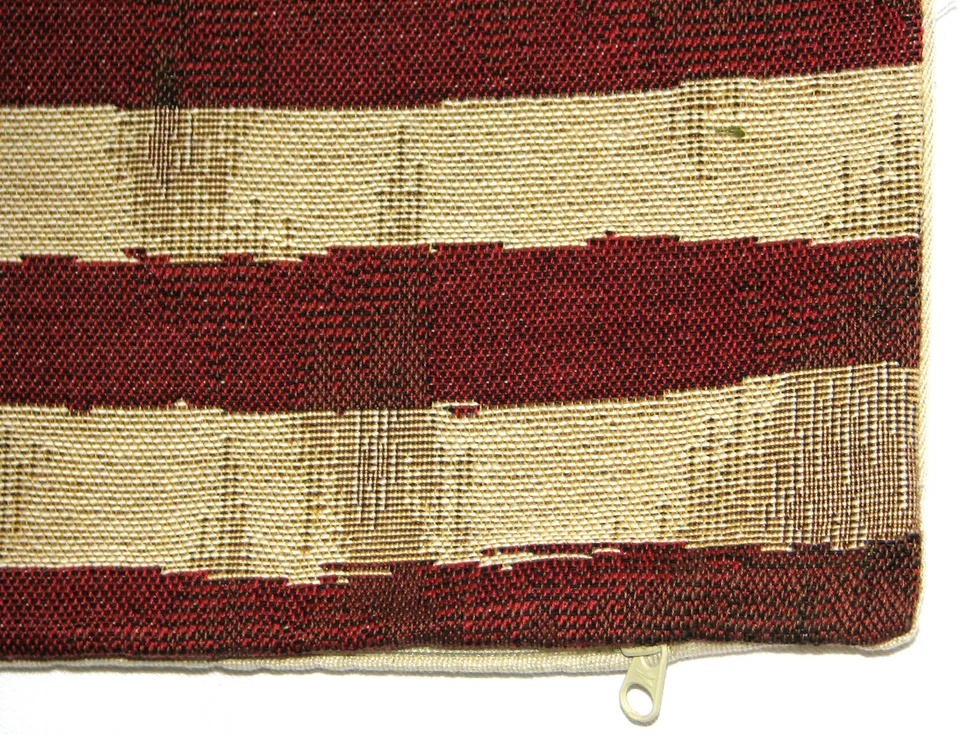 BELGIAN TAPESTRY VINTAGE FLAGS 45CM X 35CM CUSHION COVER, USA STARS STRIPES 4801 - Image 2 of 4