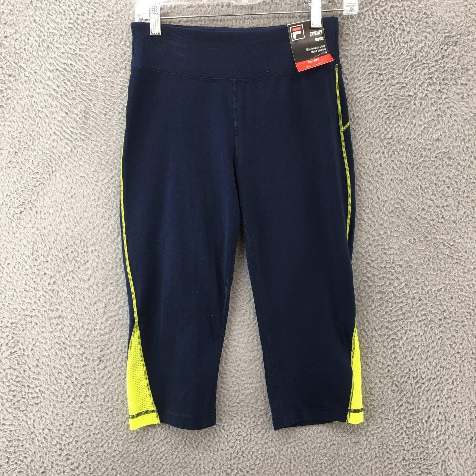 Fila Sport Skimmer Pull On Donna M Miscela Cotone Blu Vita Elastica Media Altezza